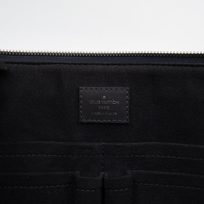 Porte Documents Jour Damier Cobalt