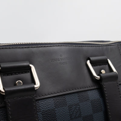 Porte Documents Jour Damier Cobalt