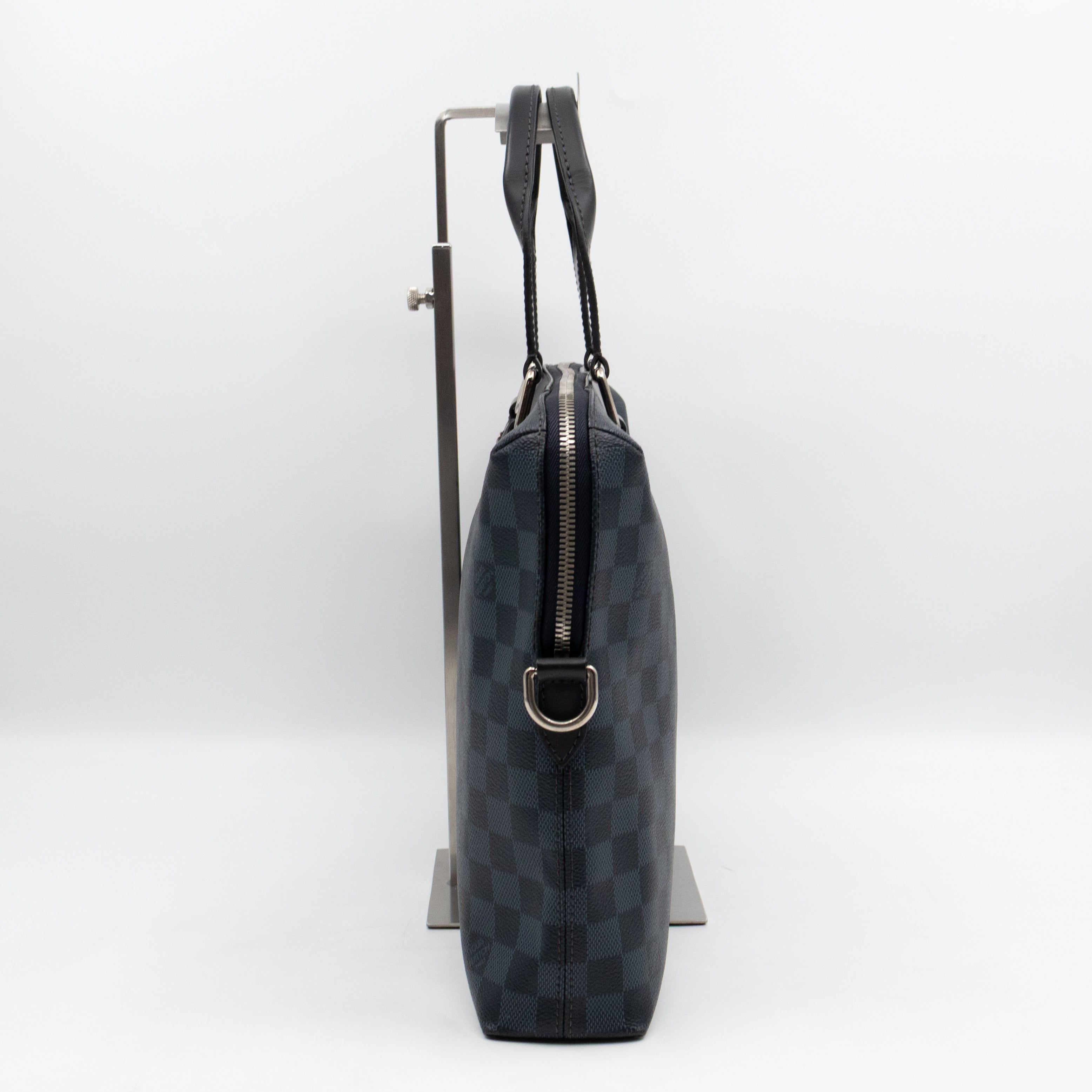 Porte Documents Jour Damier Cobalt