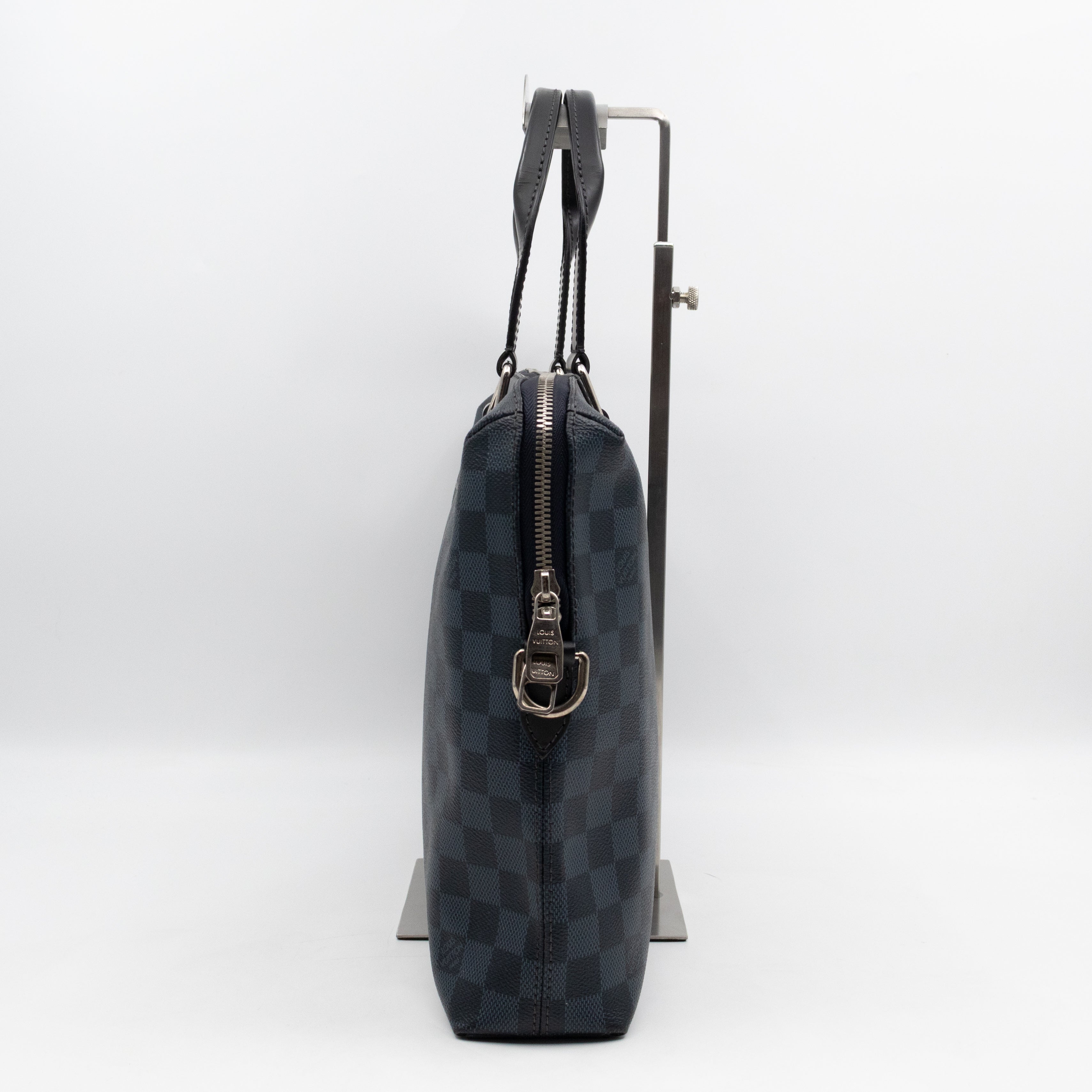 Porte Documents Jour Damier Cobalt