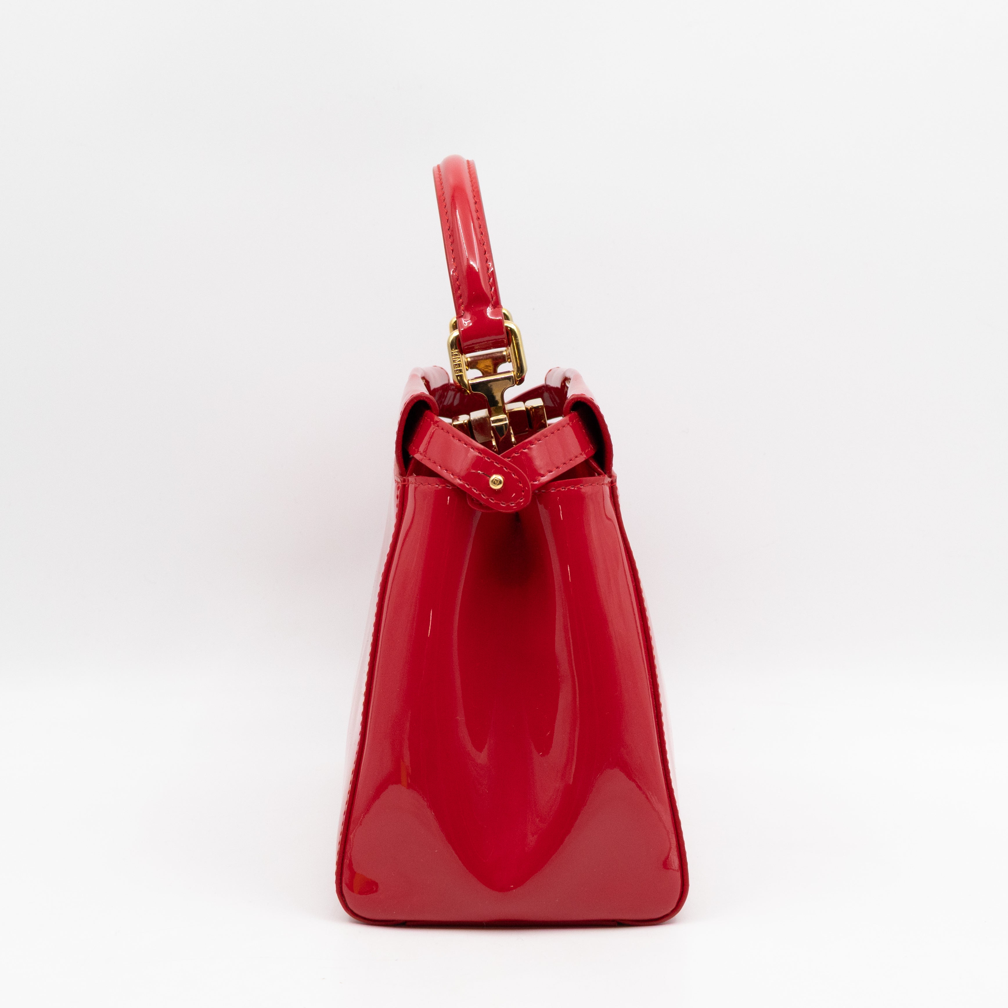 Peekaboo Mini Red Patent Leather