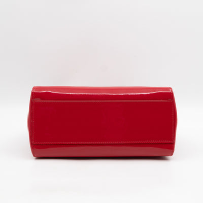 Peekaboo Mini Red Patent Leather