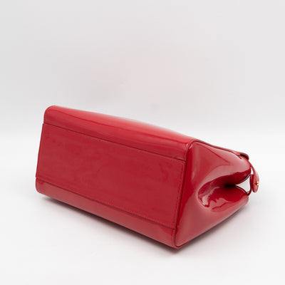 Peekaboo Mini Red Patent Leather