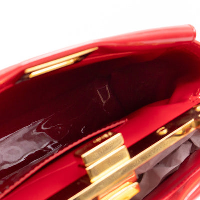 Peekaboo Mini Red Patent Leather