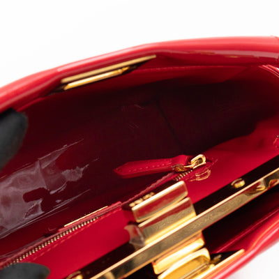 Peekaboo Mini Red Patent Leather