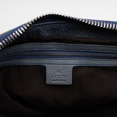 Bamboo Bar Medium Tote GG Supreme Blue Leather