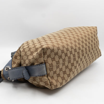 Bamboo Bar Medium Tote GG Supreme Blue Leather