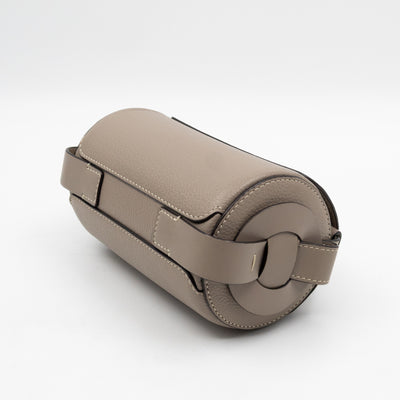 Darryl Mini Crossbody Bag Grey Leather