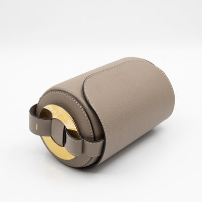 Darryl Mini Crossbody Bag Grey Leather