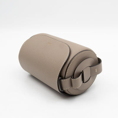 Darryl Mini Crossbody Bag Grey Leather