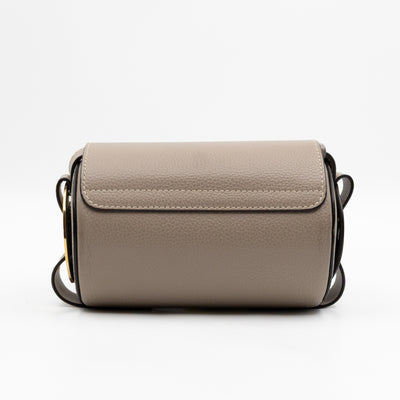 Darryl Mini Crossbody Bag Grey Leather