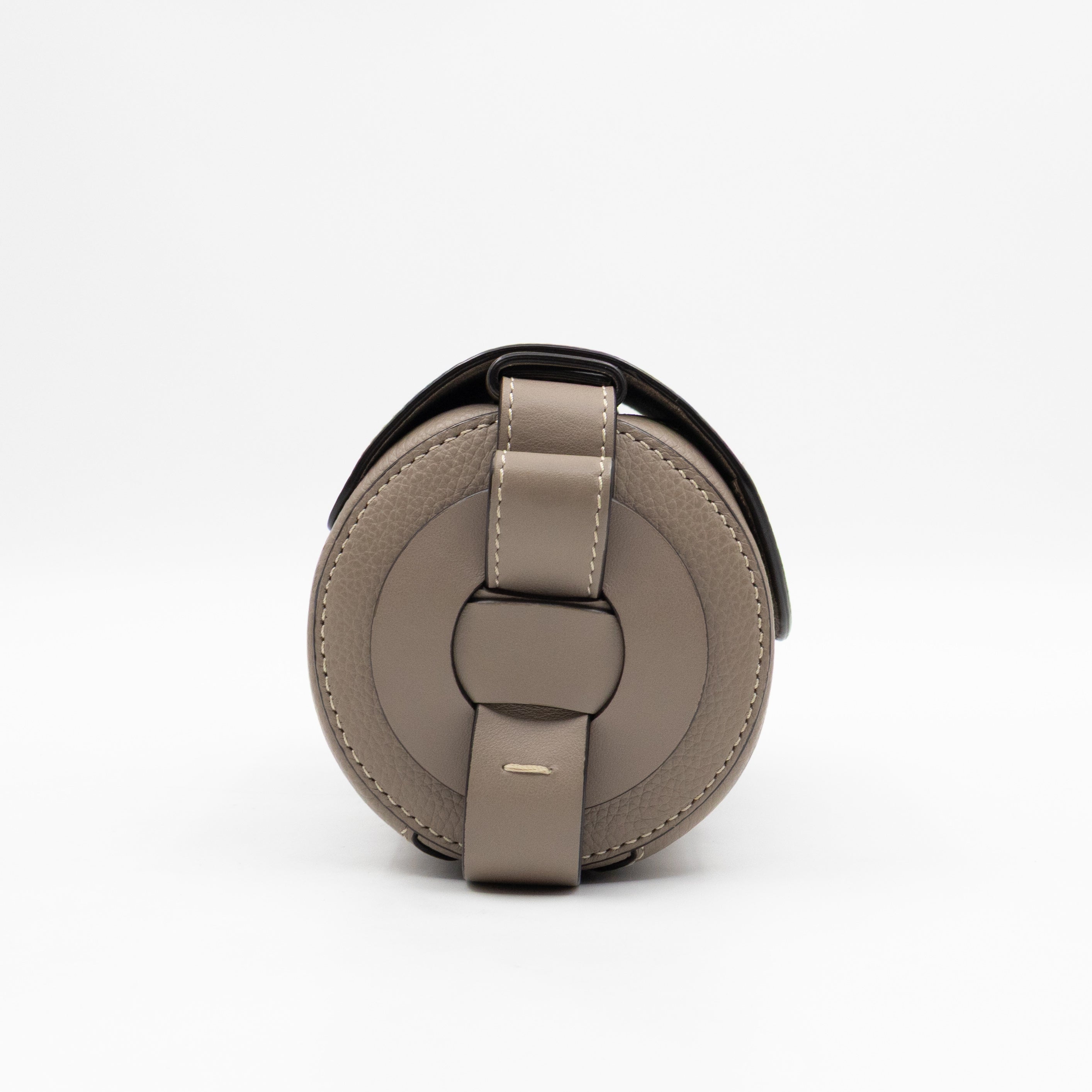 Darryl Mini Crossbody Bag Grey Leather