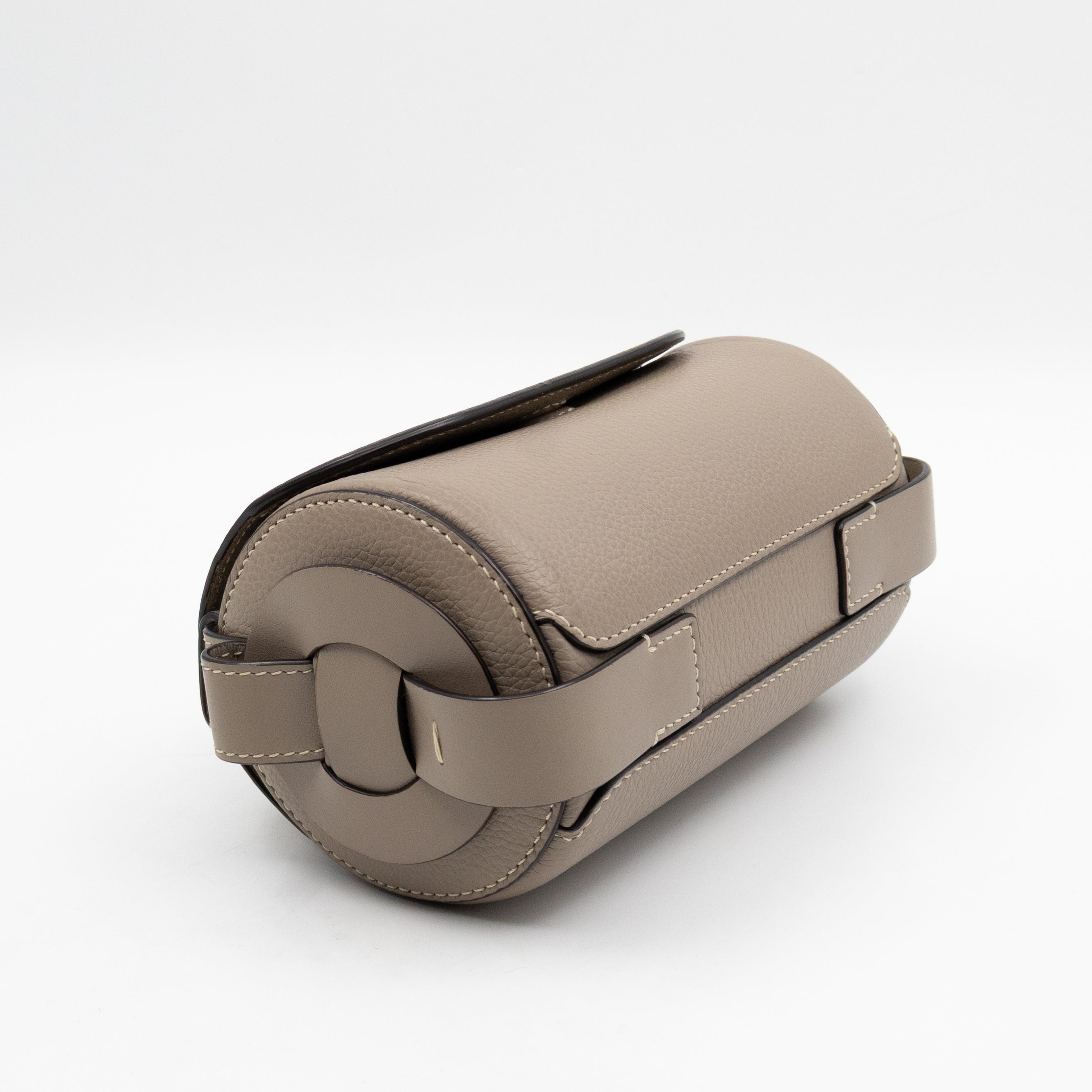 Darryl Mini Crossbody Bag Grey Leather