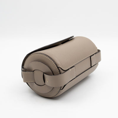 Darryl Mini Crossbody Bag Grey Leather