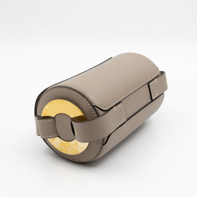 Darryl Mini Crossbody Bag Grey Leather