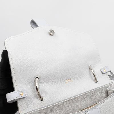Aby Day Medium Top Handle Shoulder Bag Light Grey Leather