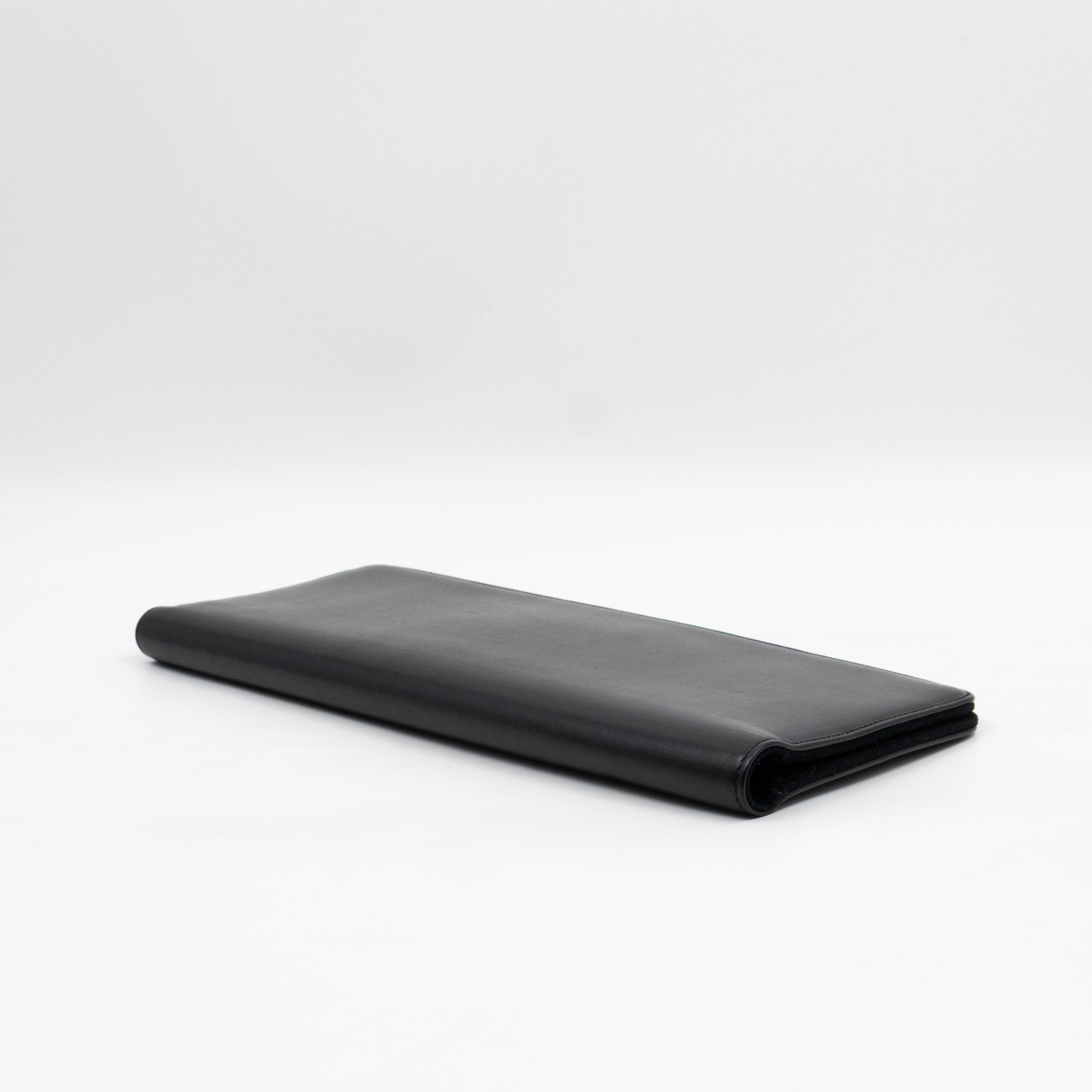 Marquage Bifold Clutch Black Leather