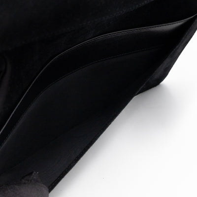 Marquage Bifold Clutch Black Leather