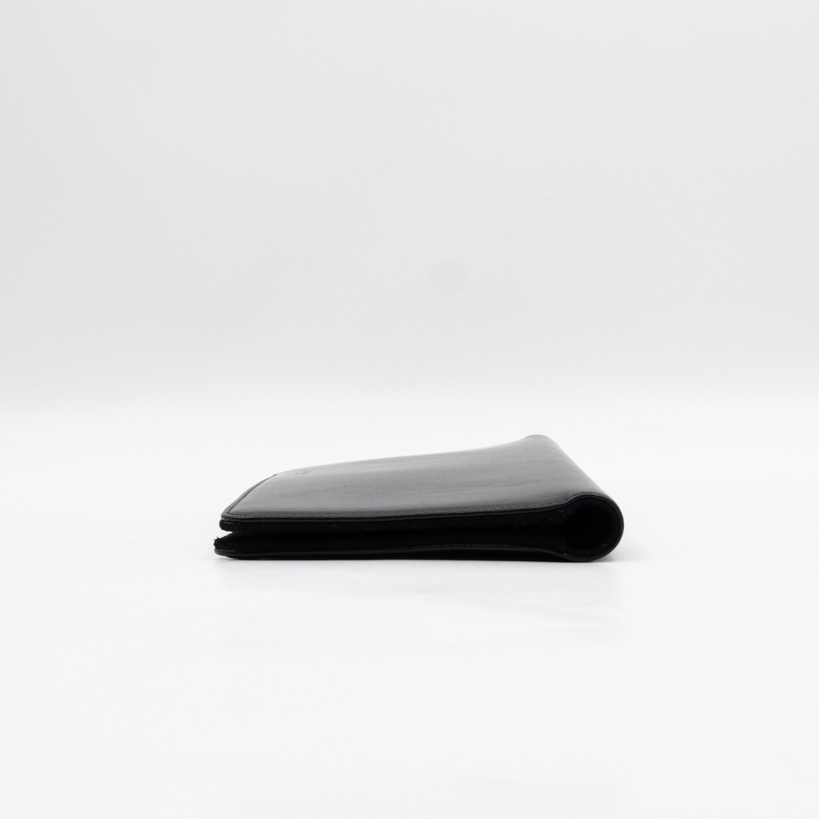 Marquage Bifold Clutch Black Leather