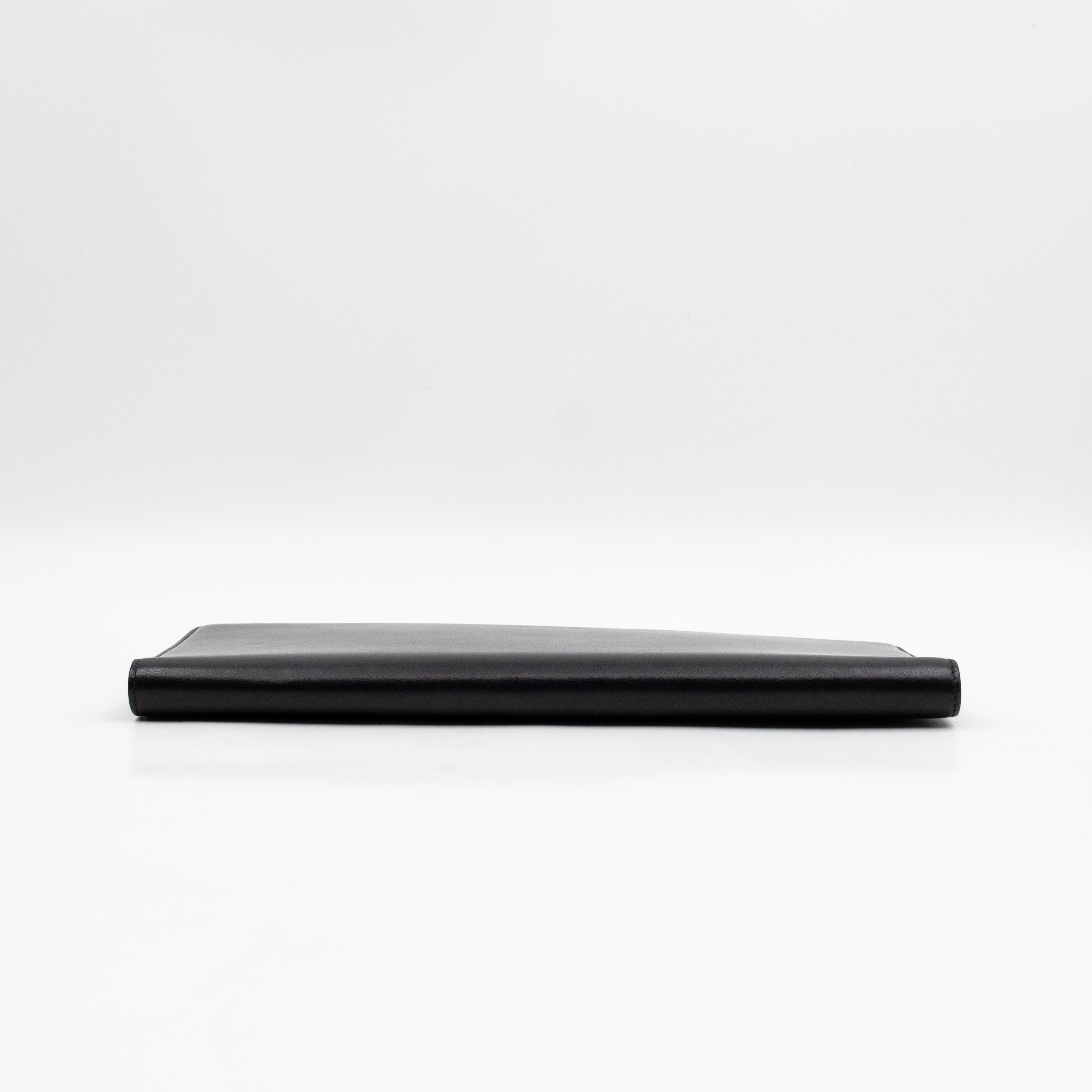 Marquage Bifold Clutch Black Leather