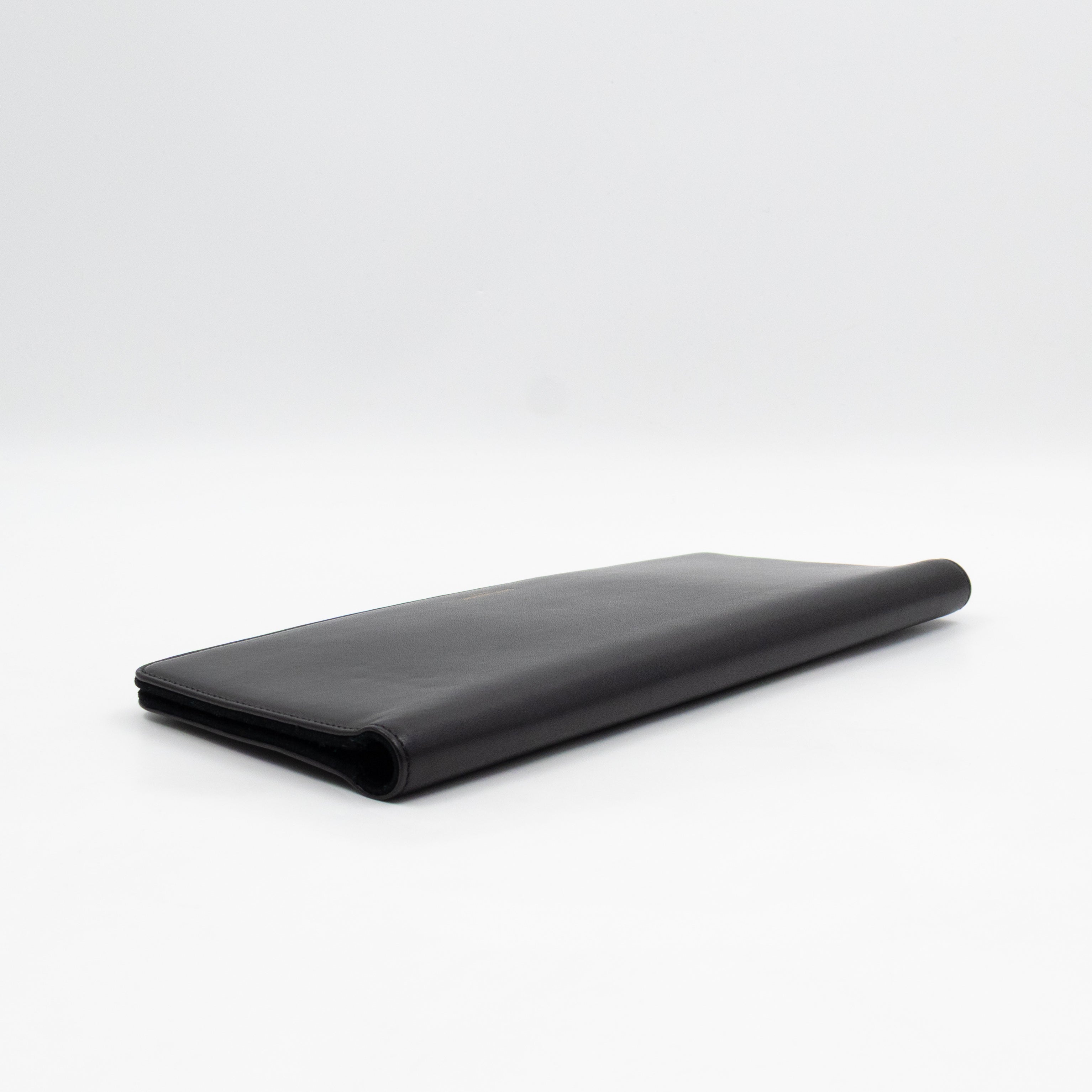 Marquage Bifold Clutch Black Leather