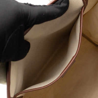 Web Loop Tote Medium White GG Supreme Canvas