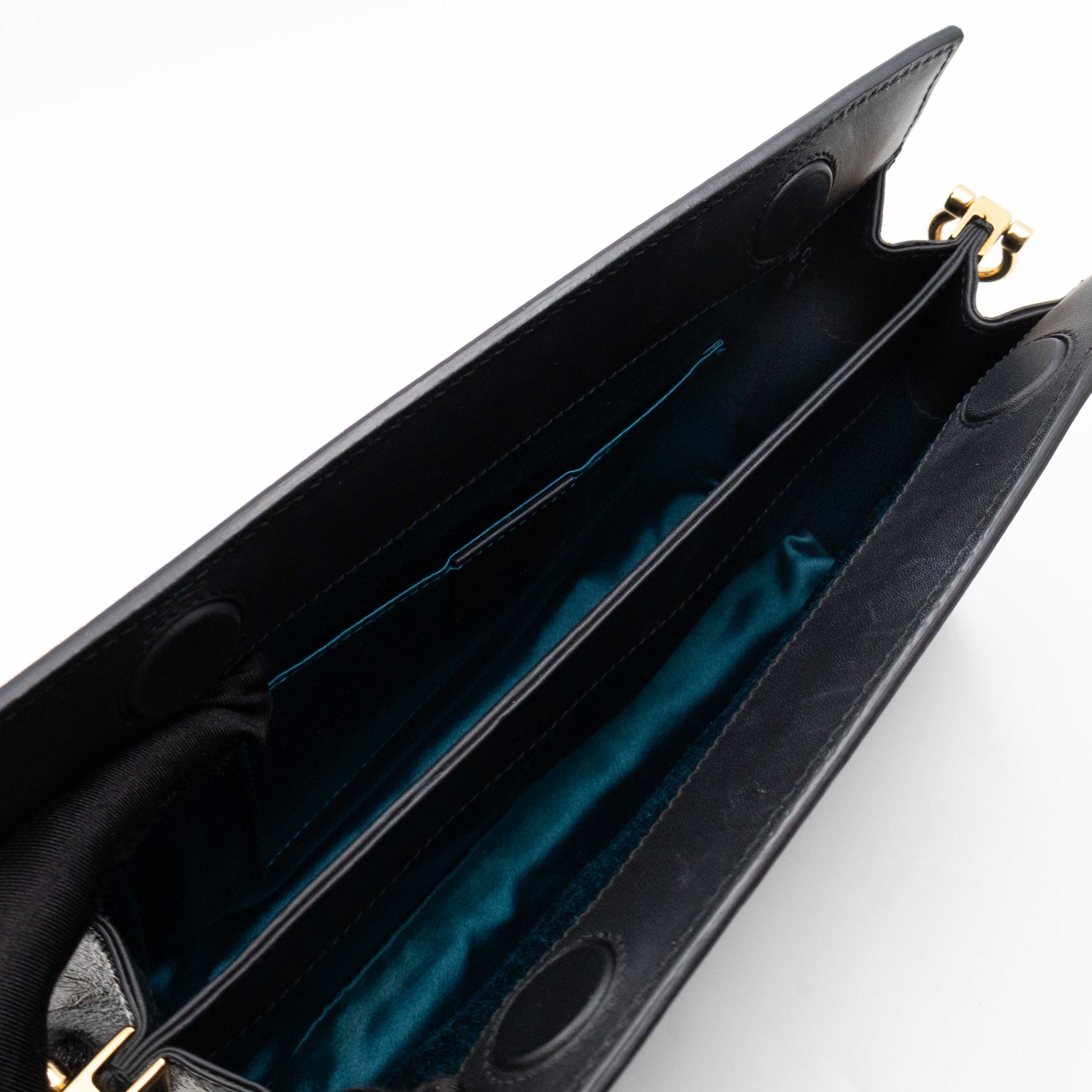 Ophidia Chain GG Small Shoulder Bag Black Suede