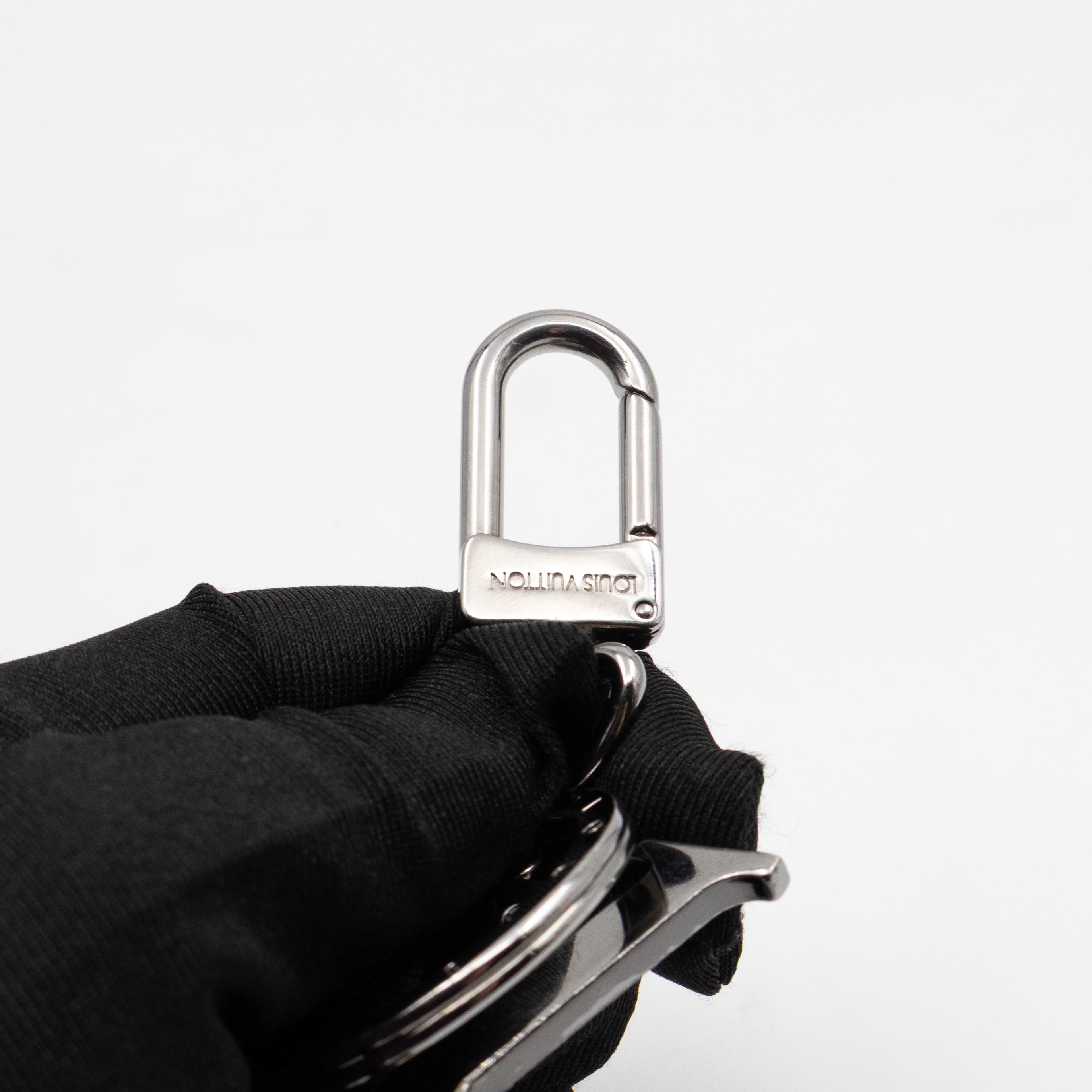 LV Initials Charm & Key Holder Rainbow