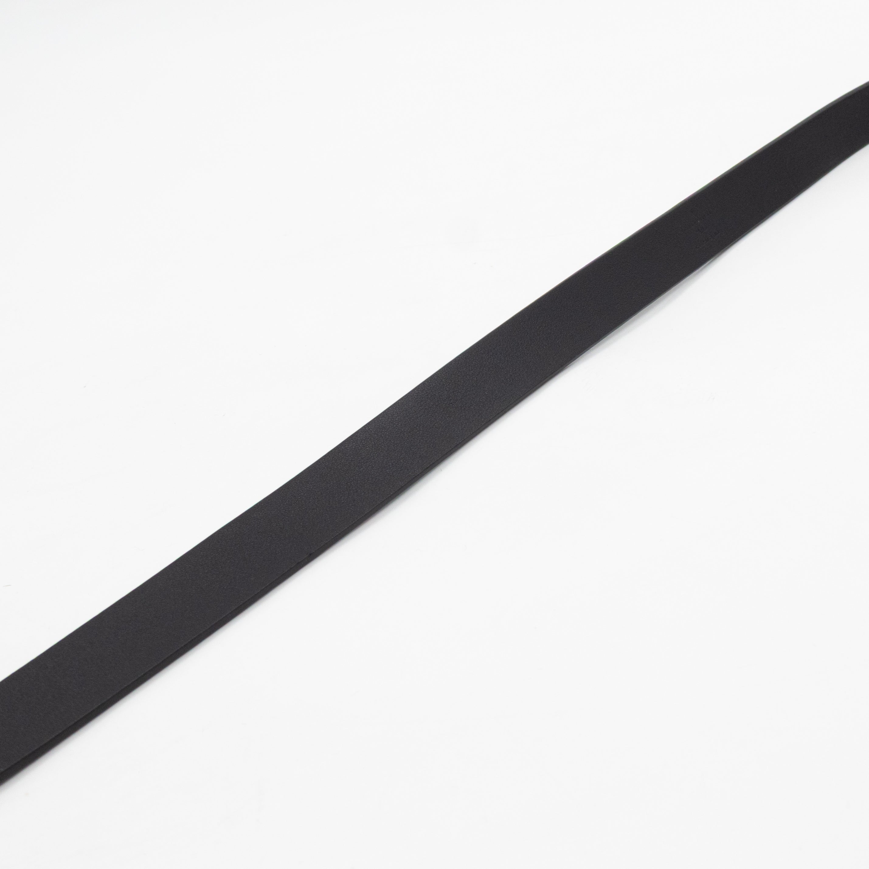 Initials 20 mm Belt Black Leather 85 cm