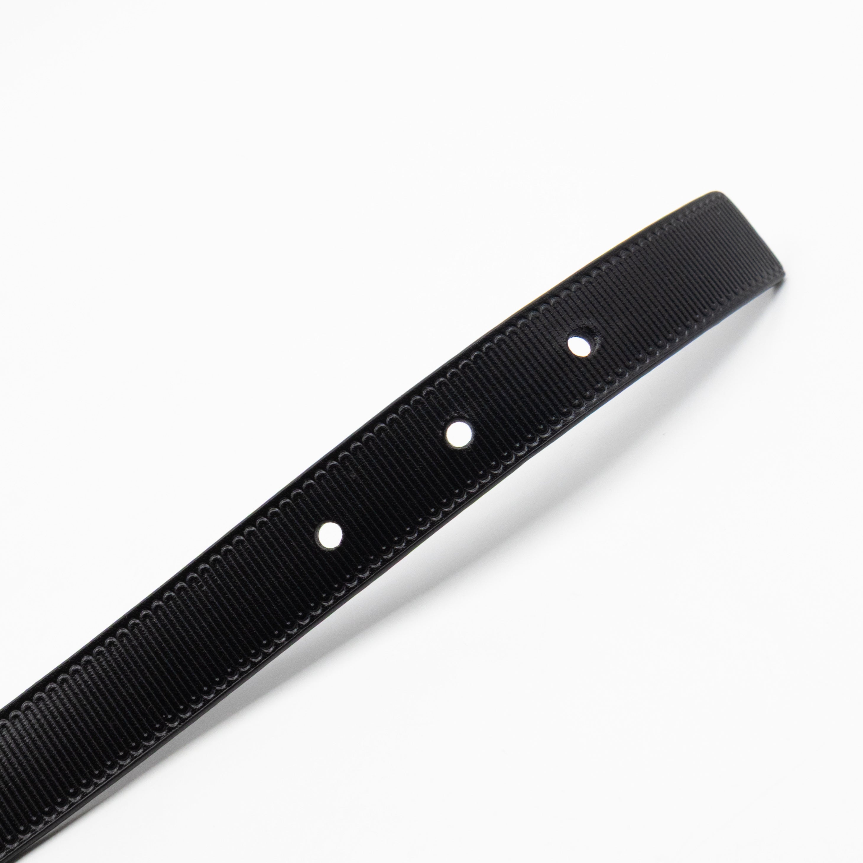 Initials 20 mm Belt Black Leather 85 cm