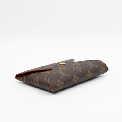 Kirigami Pochette Medium Monogram Red