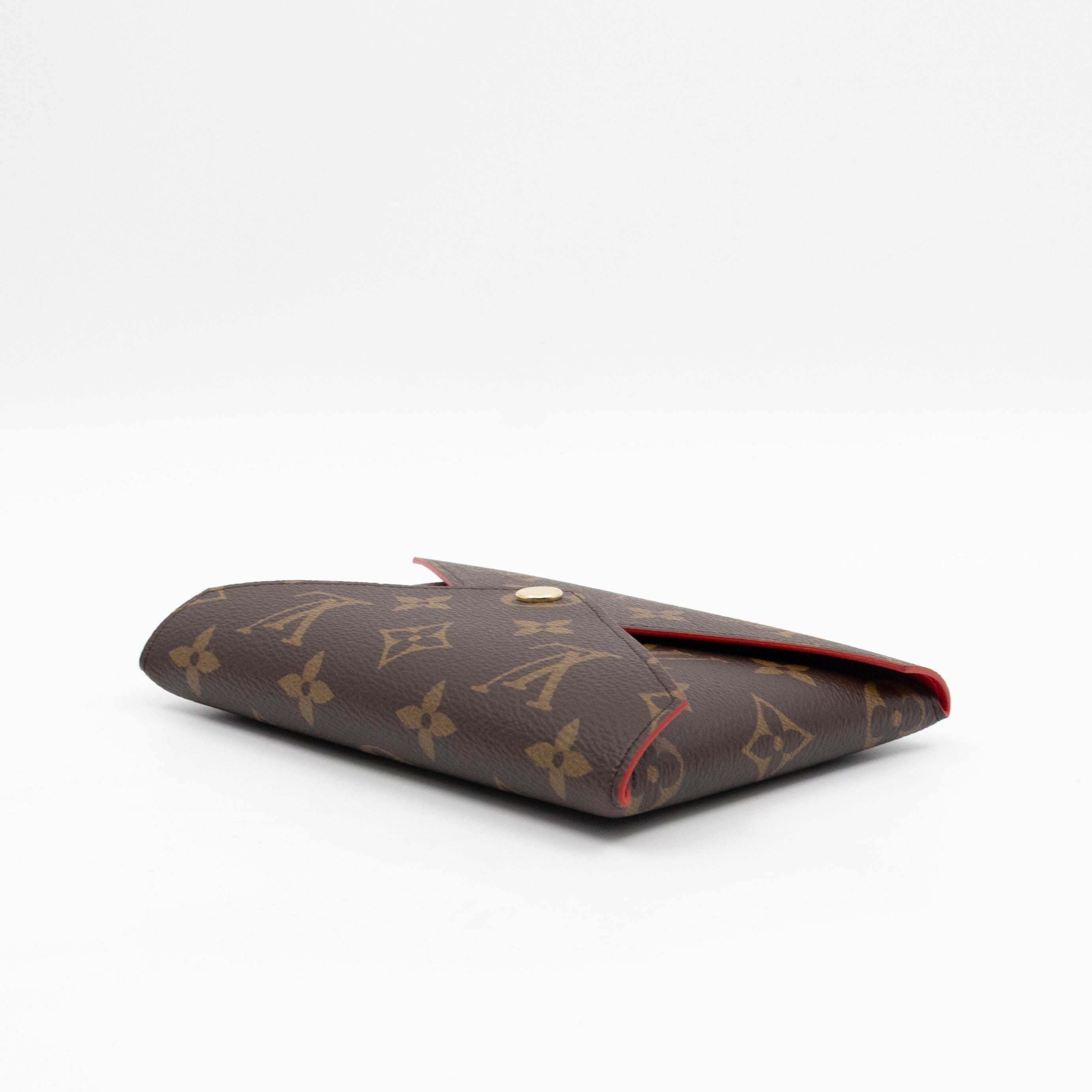 Kirigami Pochette Medium Monogram Red