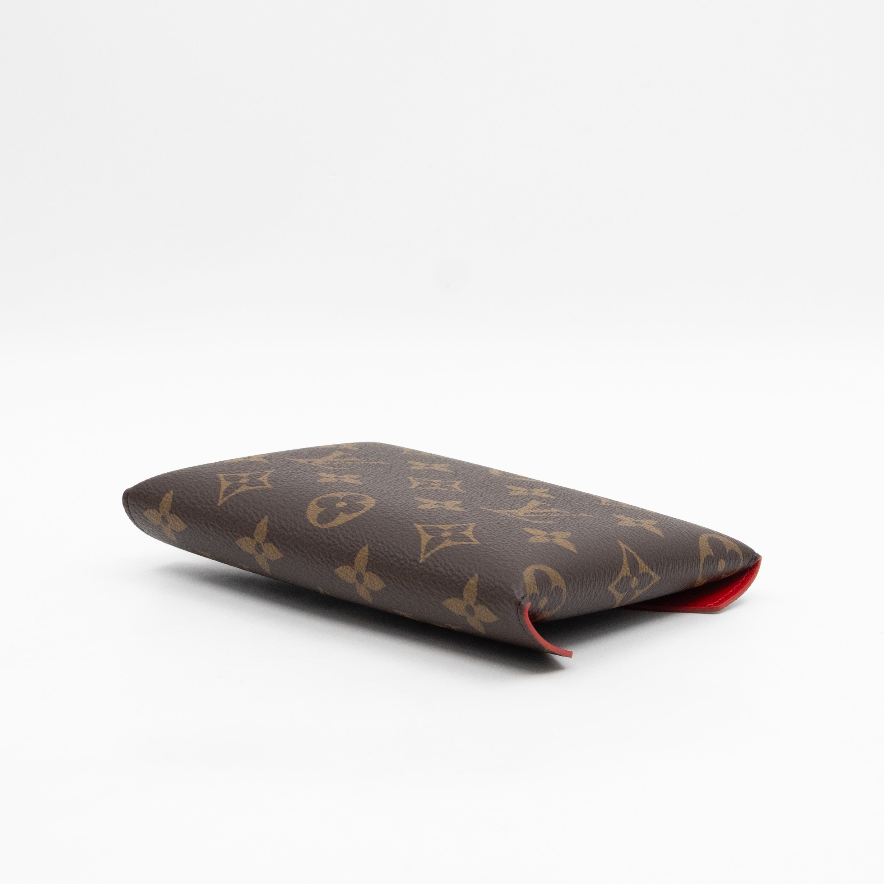 Kirigami Pochette Medium Monogram Red