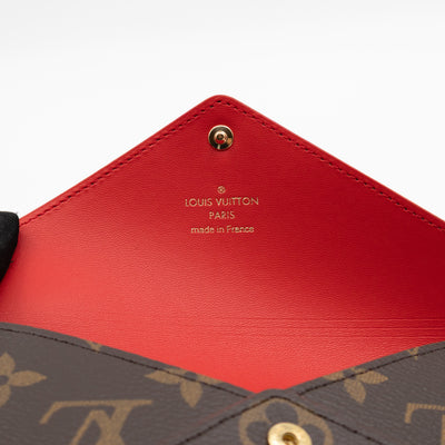 Kirigami Pochette Medium Monogram Red