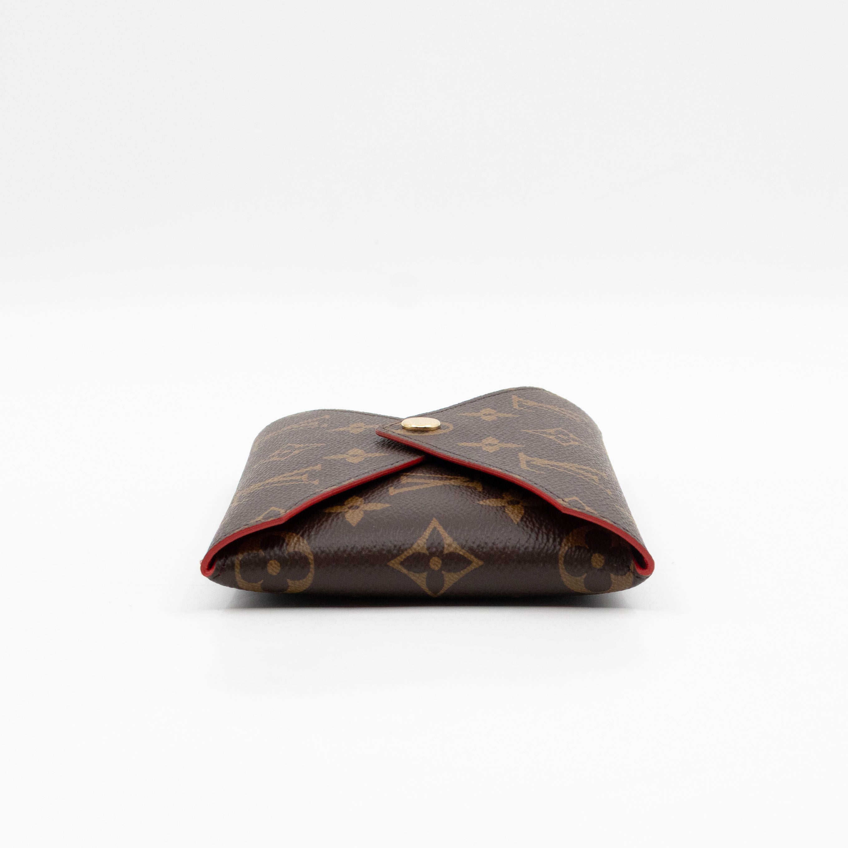 Kirigami Pochette Medium Monogram Red