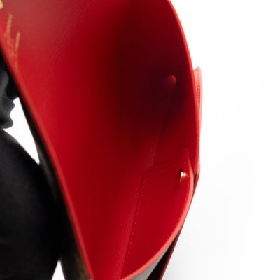 Kirigami Pochette Medium Monogram Red