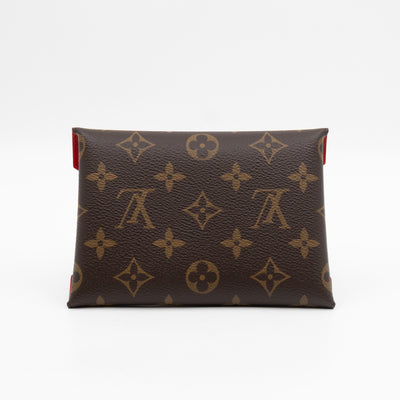 Kirigami Pochette Medium Monogram Red