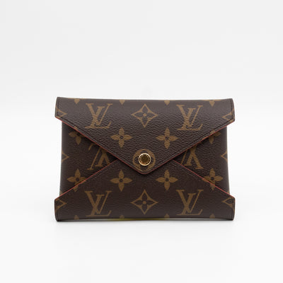 Kirigami Pochette Medium Monogram Red