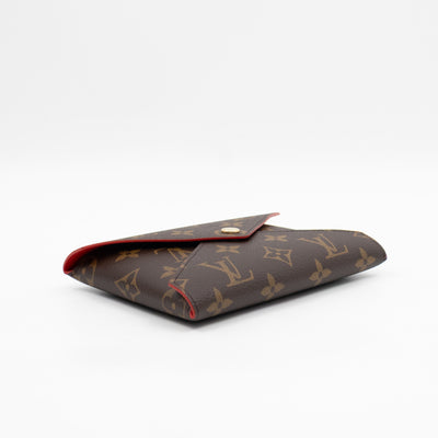 Kirigami Pochette Medium Monogram Red