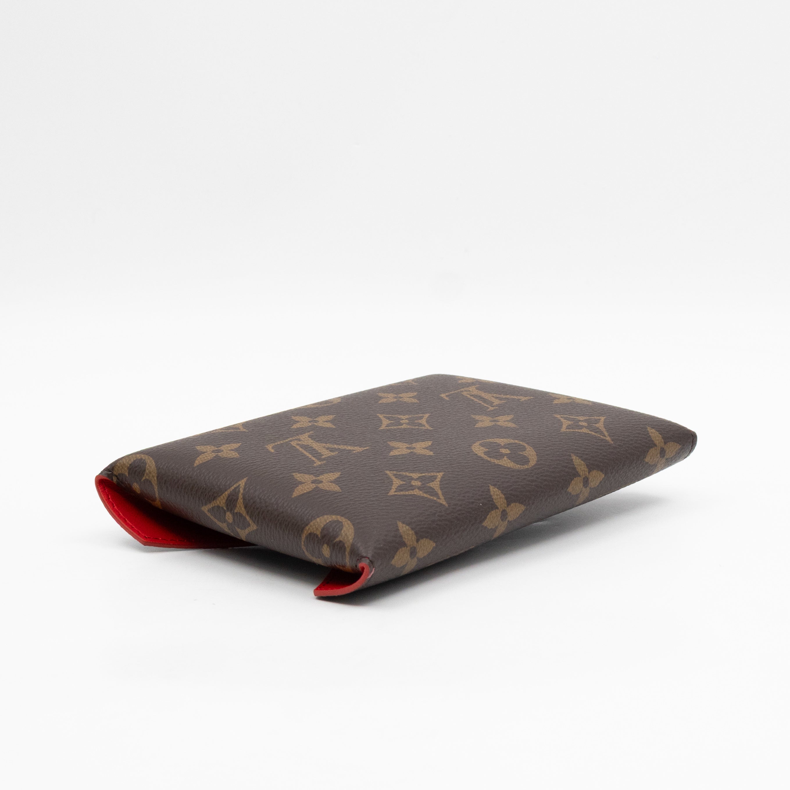 Kirigami Pochette Medium Monogram Red