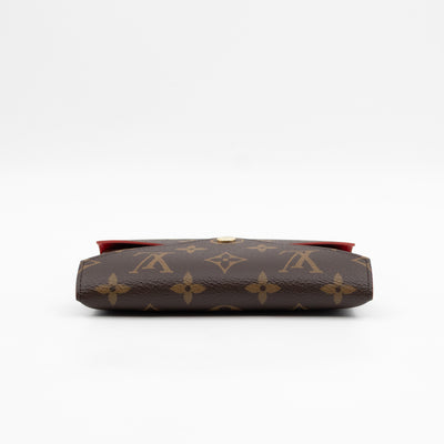 Kirigami Pochette Medium Monogram Red