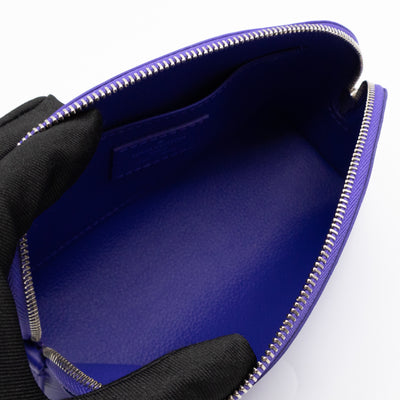 Cosmetic Pouch PM Purple Epi Leather