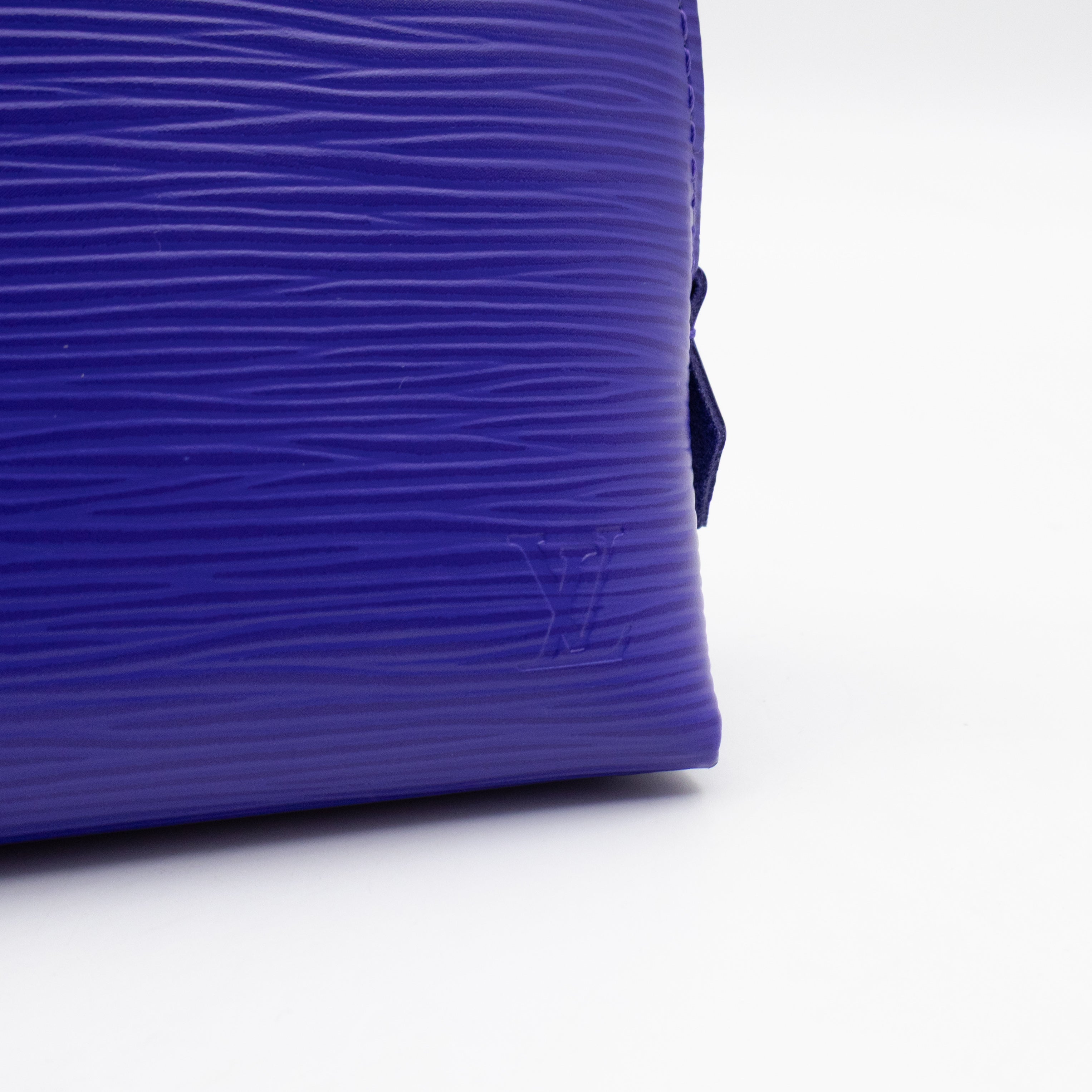 Cosmetic Pouch PM Purple Epi Leather