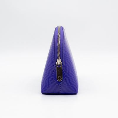 Cosmetic Pouch PM Purple Epi Leather