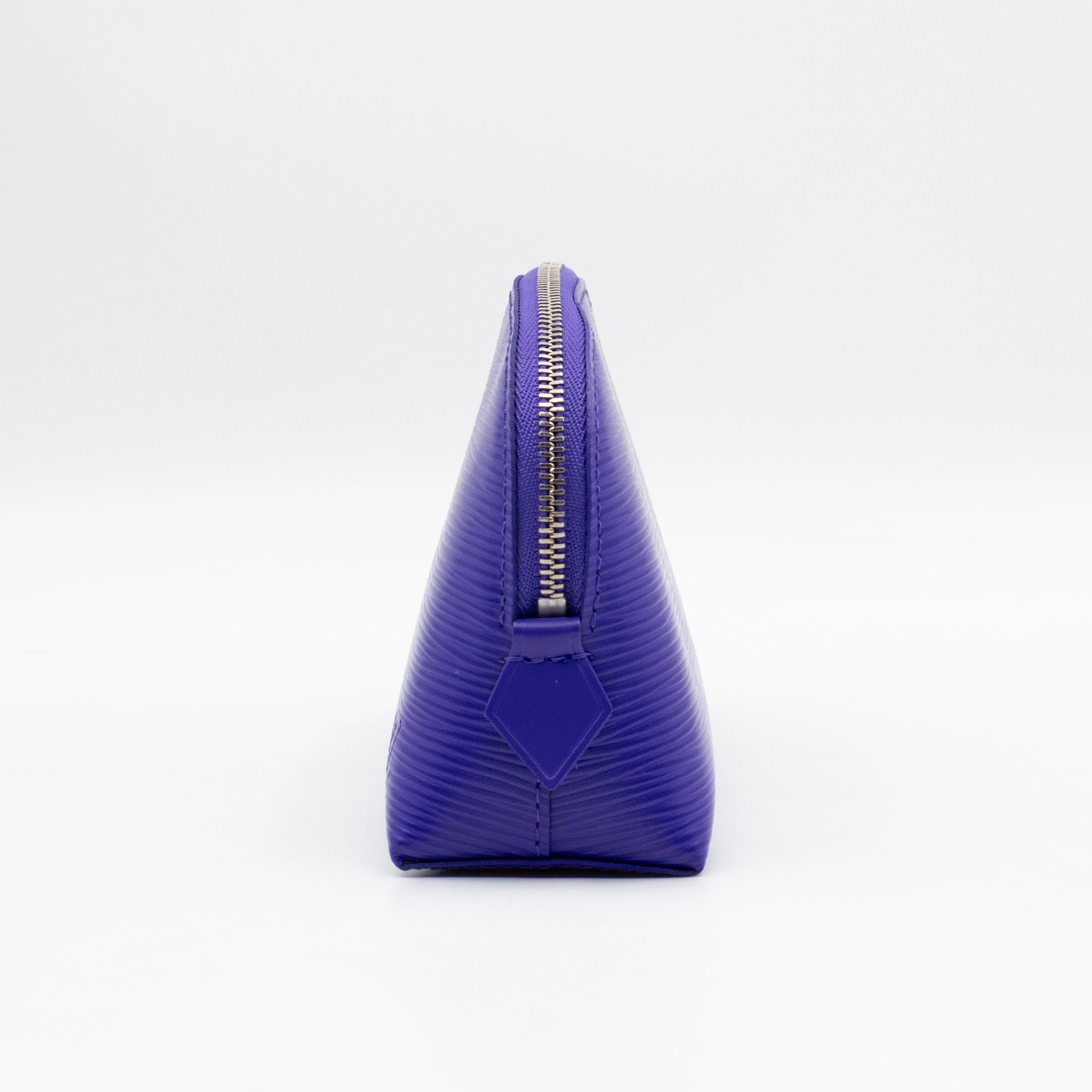 Cosmetic Pouch PM Purple Epi Leather