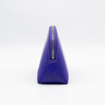 Cosmetic Pouch PM Purple Epi Leather