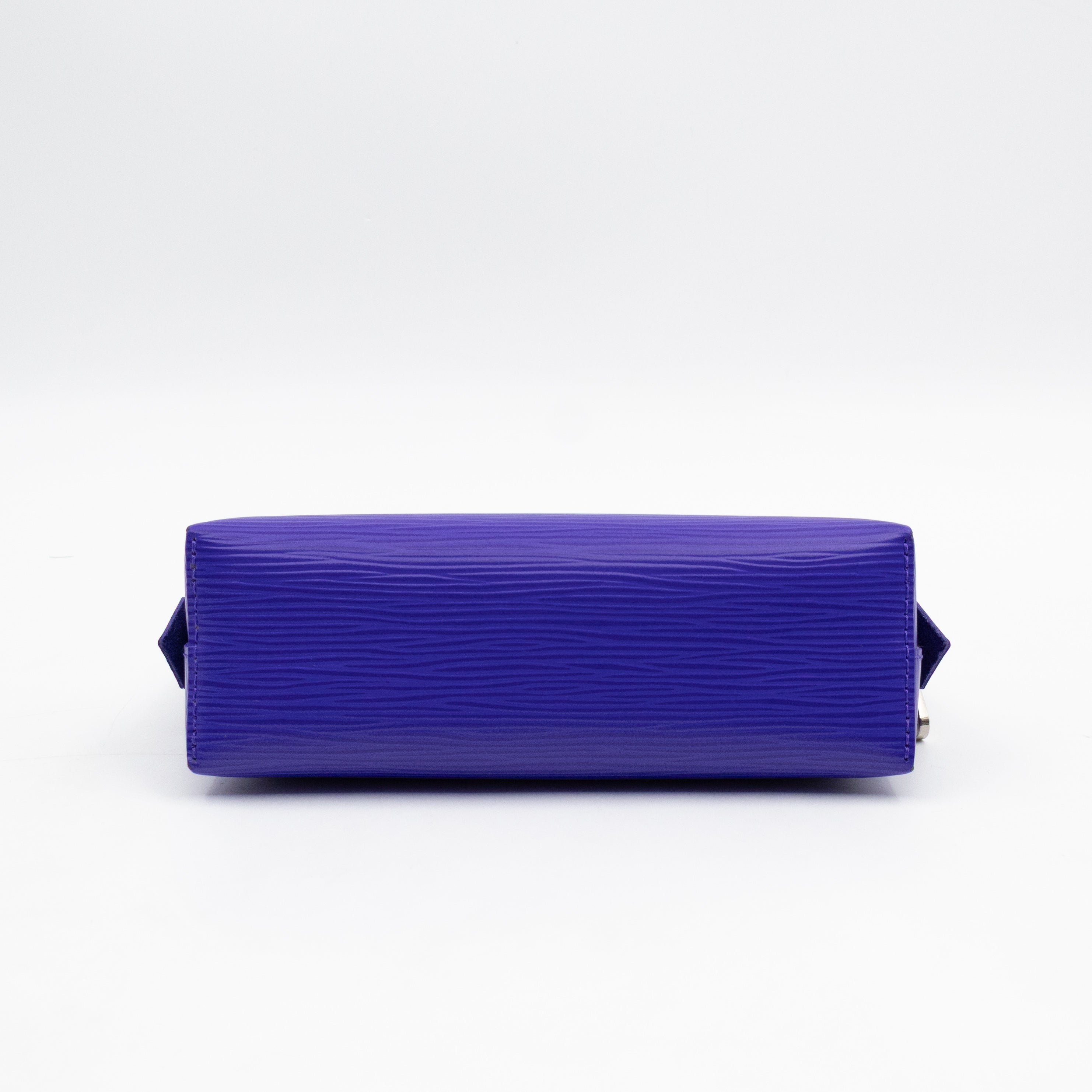 Cosmetic Pouch PM Purple Epi Leather