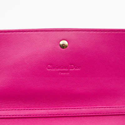 Lady Dior Wallet on Chain Pink Leather