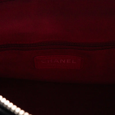 Gabrielle Hobo Medium Black Calfskin Leather