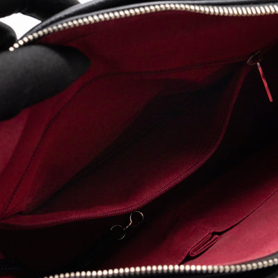 Gabrielle Hobo Medium Black Calfskin Leather